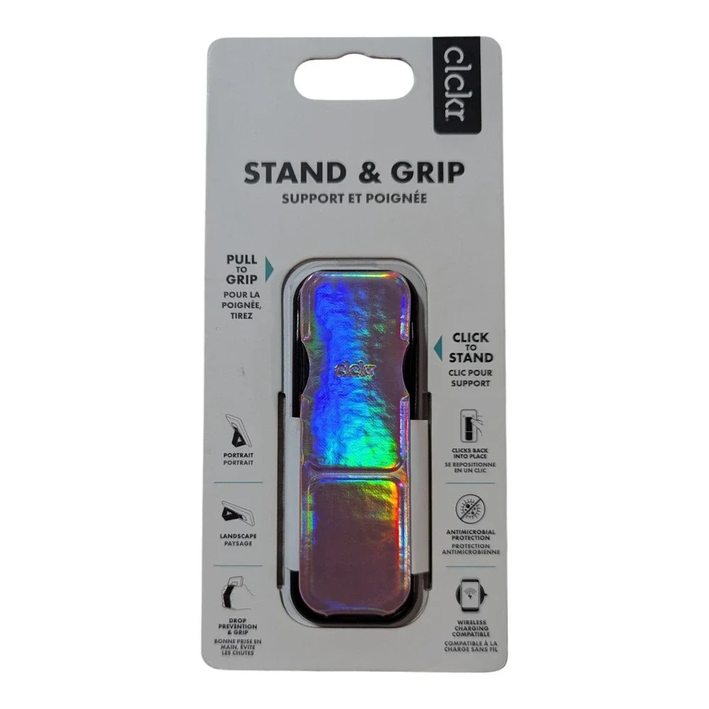 X7. Clckr Stand & Grip Universal Stand—Richmond & Finch - Iridescent Pink‎